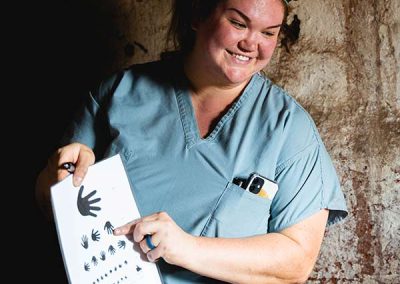 Medical practitioner on medical mission trip