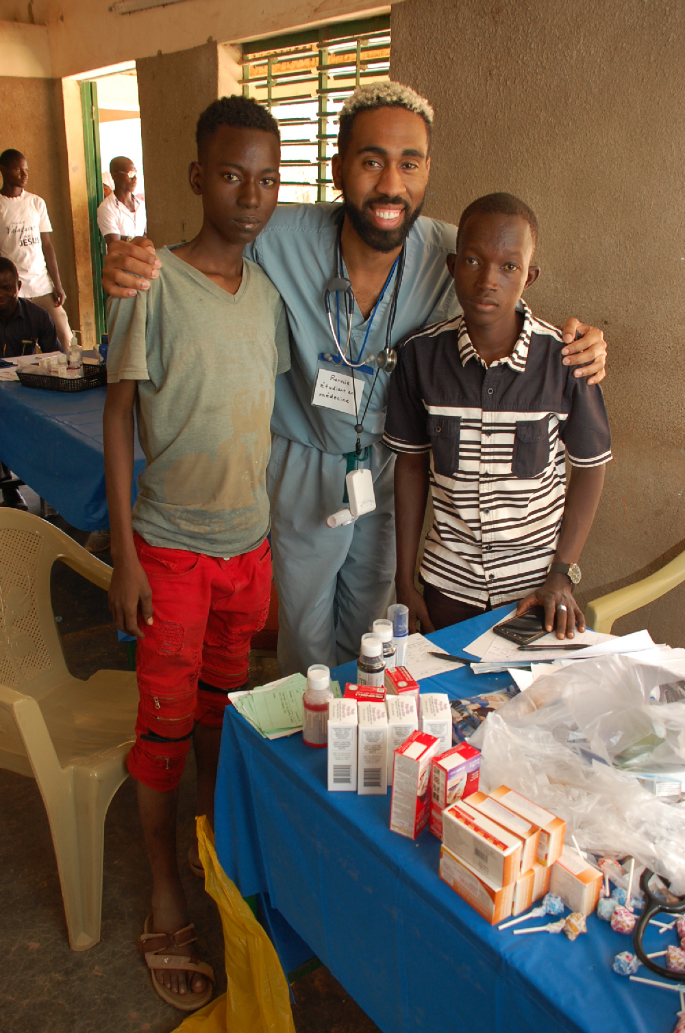 Medical Student with kids Medical student with kids.