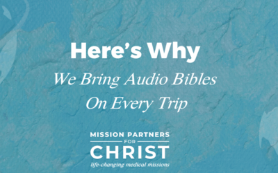 Here’s Why We Bring Audio Bibles On Every Trip