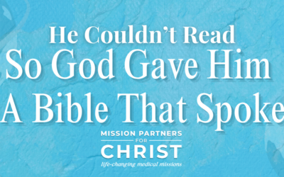He Couldn’t Read So God Gave Him A Bible That Spoke